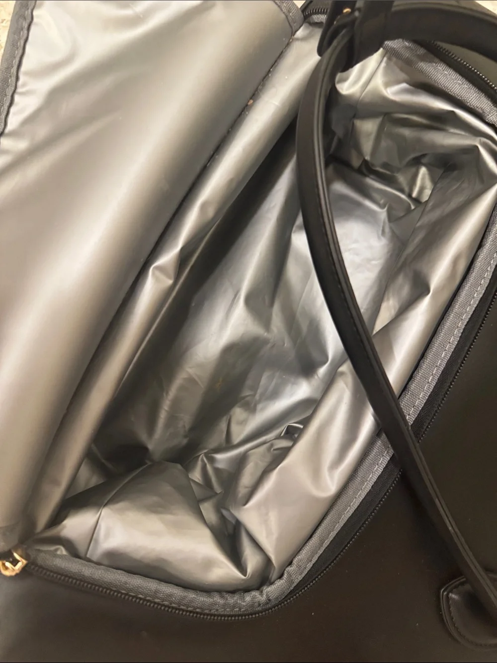 Work tote with built in lunchbox compartment